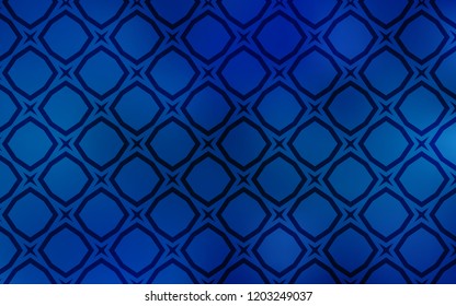 Light BLUE vector background with colored stars. Blurred decorative design in simple style with stars. Template for sell phone backgrounds.