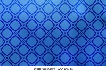 Light BLUE vector background with colored stars. Modern geometrical abstract illustration with stars. Template for sell phone backgrounds.