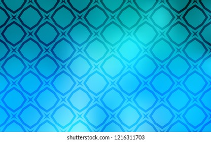 Light BLUE vector background with colored stars. Shining colored illustration with stars. Template for sell phone backgrounds.