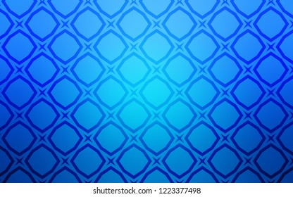 Light BLUE vector background with colored stars. Shining colored illustration with stars. Pattern for new year ad, booklets.