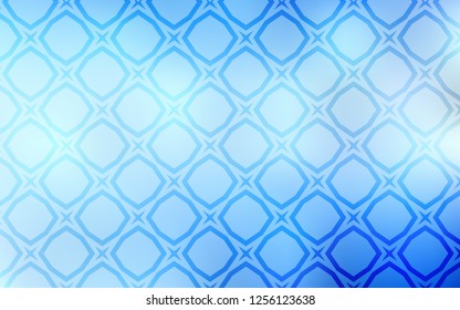 Light BLUE vector background with colored stars. Glitter abstract illustration with colored stars. Best design for your ad, poster, banner.