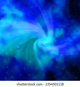 Light BLUE vector background with colorful stars. Blur decorative design in simple style with stars. Pattern for websites, landing pages.