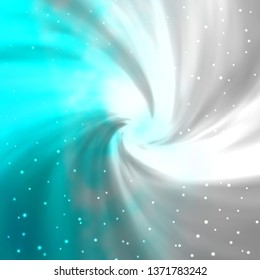 Light BLUE vector background with colorful stars. Blur decorative design in simple style with stars. Design for your business promotion.