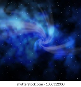 Light BLUE vector background with colorful stars. Blur decorative design in simple style with stars. Pattern for websites, landing pages.