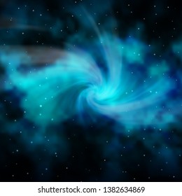 Light BLUE vector background with colorful stars. Blur decorative design in simple style with stars. Design for your business promotion.