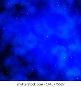 Light BLUE vector background with colorful stars. Decorative illustration with stars on abstract template. Pattern for wrapping gifts.