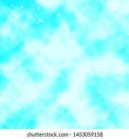 Light BLUE vector background with colorful stars. Colorful illustration with abstract gradient stars. Design for your business promotion.
