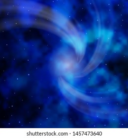 Light BLUE vector background with colorful stars. Shining colorful illustration with small and big stars. Pattern for wrapping gifts.