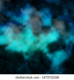 Light BLUE vector background with colorful stars. Modern geometric abstract illustration with stars. Design for your business promotion.