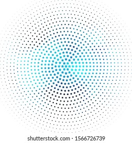 Light BLUE vector background with colorful stars. Blur decorative design in simple style with stars. Pattern for wrapping gifts.