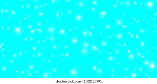 Light BLUE vector background with colorful stars. Blur decorative design in simple style with stars. Design for your business promotion.