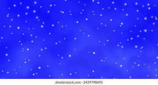 HellBLAUER Vektor-Hintergrund mit bunten Sternen. Dekorative Illustration mit Sternen auf abstrakter Vorlage. Design für Ihre Geschäftswerbung.