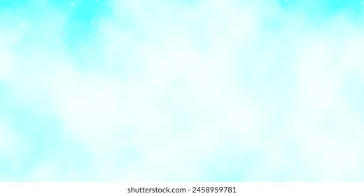 Light BLUE vector background with colorful stars. Blur decorative design in simple style with stars. Pattern for websites, landing pages.
