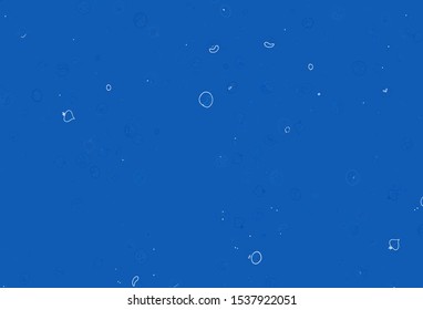 Light BLUE vector background with cuisine gourmet. Illustration with set of fresh food in doodle style. Design for ad, poster, banner of cafes or restaurants.