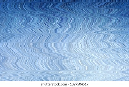 Light BLUE vector background with curved circles. Shining illustration, which consist of blurred lines, circles. The best blurred design for your business.