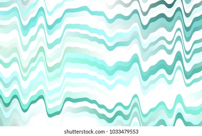 Light BLUE vector background with curved circles. Shining illustration, which consist of blurred lines, circles. A completely new marble design for your business.