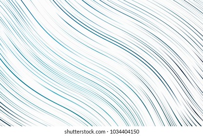 Light BLUE vector background with curved circles. Brand-new colored illustration in marble style with gradient. Textured wave pattern for backgrounds.