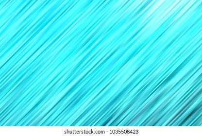 Light BLUE vector background with curved circles. Glitter abstract illustration with wry lines. The best blurred design for your business.