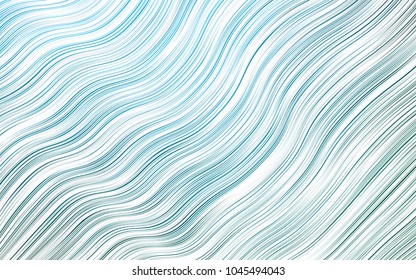 Light BLUE vector background with curved circles. Colorful illustration in abstract marble style with gradient. A completely new marble design for your business.