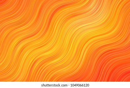 Light BLUE vector background with curved circles. Colorful abstract illustration with gradient lines. Pattern for your business design.