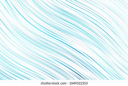 Light BLUE vector background with curved circles. Brand-new colored illustration in marble style with gradient. Pattern for your business design.