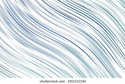 Light BLUE vector background with curved circles. Shining crooked illustration in marble style. A completely new marble design for your business.