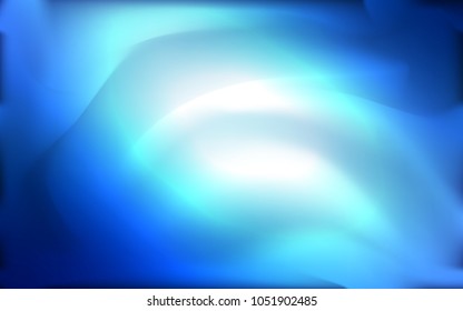 Light BLUE vector background with curved circles. Blurred geometric sample with gradient bubbles.  A completely new memphis design for your business.