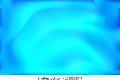 Light BLUE vector background with curved circles. A sample with blurred bubble shapes. A completely new template for your business design.