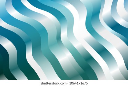 Light BLUE vector background with curved circles. Geometric illustration in marble style with gradient.  A completely new marble design for your business.