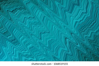 Light BLUE vector background with curved circles. A sample with blurred bubble shapes. A completely new marble design for your business.