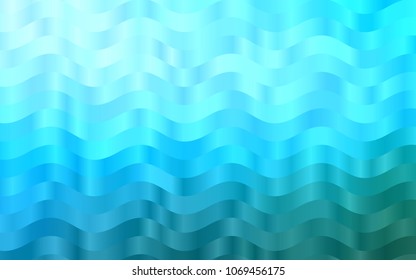 Light BLUE vector background with curved circles. Creative geometric illustration in marble style with gradient. New composition for your brand book.