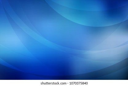 Light BLUE vector background with curved circles. Colorful illustration in abstract marble style with gradient. A completely new memphis design for your business.