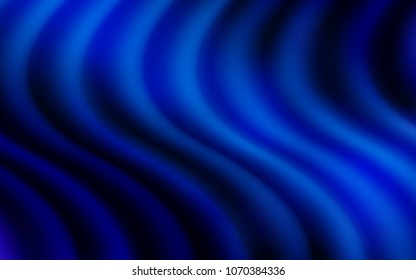 Light BLUE vector background with curved circles. A vague circumflex abstract illustration with gradient. A completely new template for your business design.