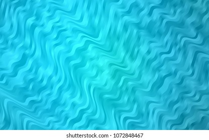 Light BLUE vector background with curved circles. Geometric illustration in marble style with gradient.  Marble style for your business design.