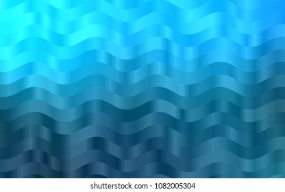 Light BLUE vector background with curved circles. Colorful illustration in abstract marble style with gradient. A completely new marble design for your business.