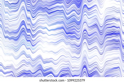 Light BLUE vector background with curved circles. Brand-new colored illustration in marble style with gradient. Textured wave pattern for backgrounds.