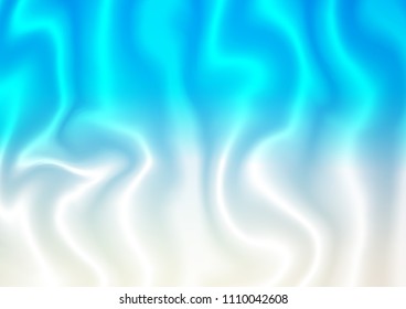Light BLUE vector background with curved circles. A vague circumflex abstract illustration with gradient. A new texture for your  ad, booklets, leaflets.