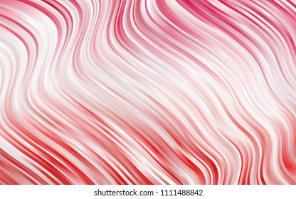 Light BLUE vector background with curved circles. Blurred geometric sample with gradient bubbles.  The best blurred design for your business.
