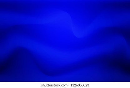 Light BLUE vector background with curved circles. Shining crooked illustration in marble style. Textured wave pattern for backgrounds.