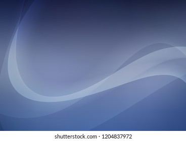 Light BLUE vector background with curved circles. Geometric illustration in marble style with gradient.  Textured wave pattern for backgrounds.