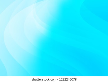 Light BLUE vector background with curved lines. Glitter abstract illustration with colored sticks. The pattern can be used for business ad, booklets, leaflets