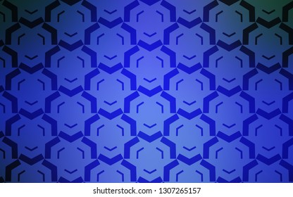 Light BLUE vector background with curved lines. An elegant bright illustration with gradient. A new texture for your  ad, booklets, leaflets.