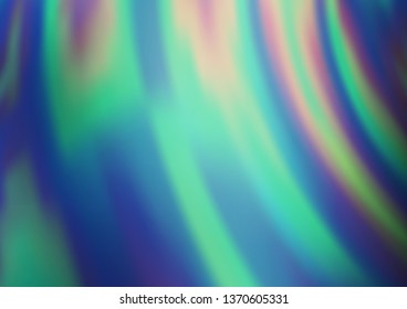 Light BLUE vector background with curved circles. Colorful illustration in abstract marble style with gradient. Brand new design for your ads, poster, banner.