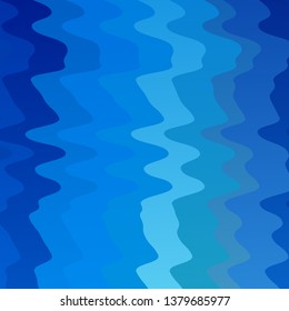 Light BLUE vector background with curved lines. Colorful illustration with curved lines. Template for your UI design.