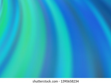 Light BLUE vector background with curved circles. An elegant bright illustration with gradient. Marble design for your web site.