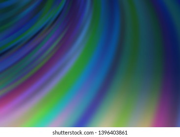 Light BLUE vector background with curved circles. Shining crooked illustration in marble style. Marble style for your business design.