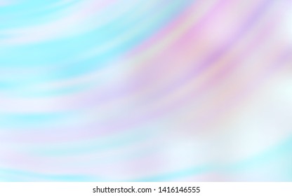 Light BLUE vector background with curved lines. Modern gradient abstract illustration with bandy lines. A new texture for your  ad, booklets, leaflets.