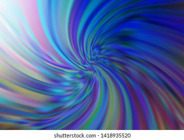 Light BLUE vector background with curved circles. Colorful abstract illustration with gradient lines. A completely new template for your business design.