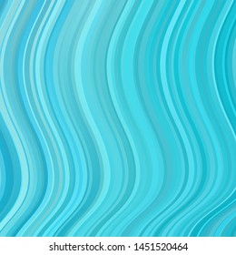 Light BLUE vector background with curved lines. Brand new colorful illustration with bent lines. Pattern for commercials, ads.