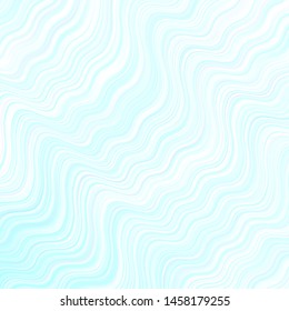 Light BLUE vector background with curved lines. A circumflex abstract illustration with gradient. New composition for your brand book.